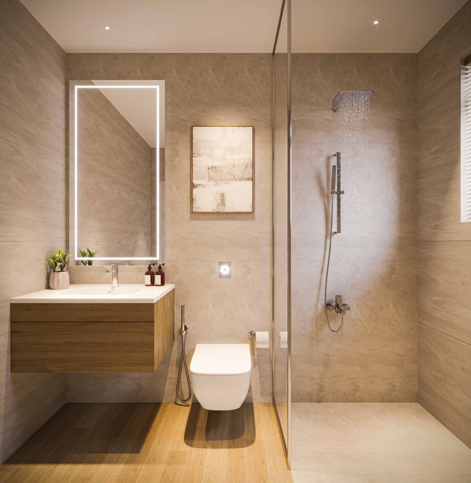 The bathroom